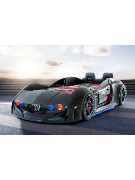 Ліжко машинка BMW VIP чорна